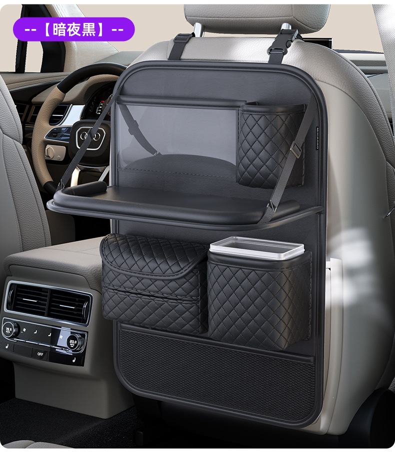 Car Rear Seat Folding Table, In-Car Dining Table, Portable Dining Table for Sports Seats