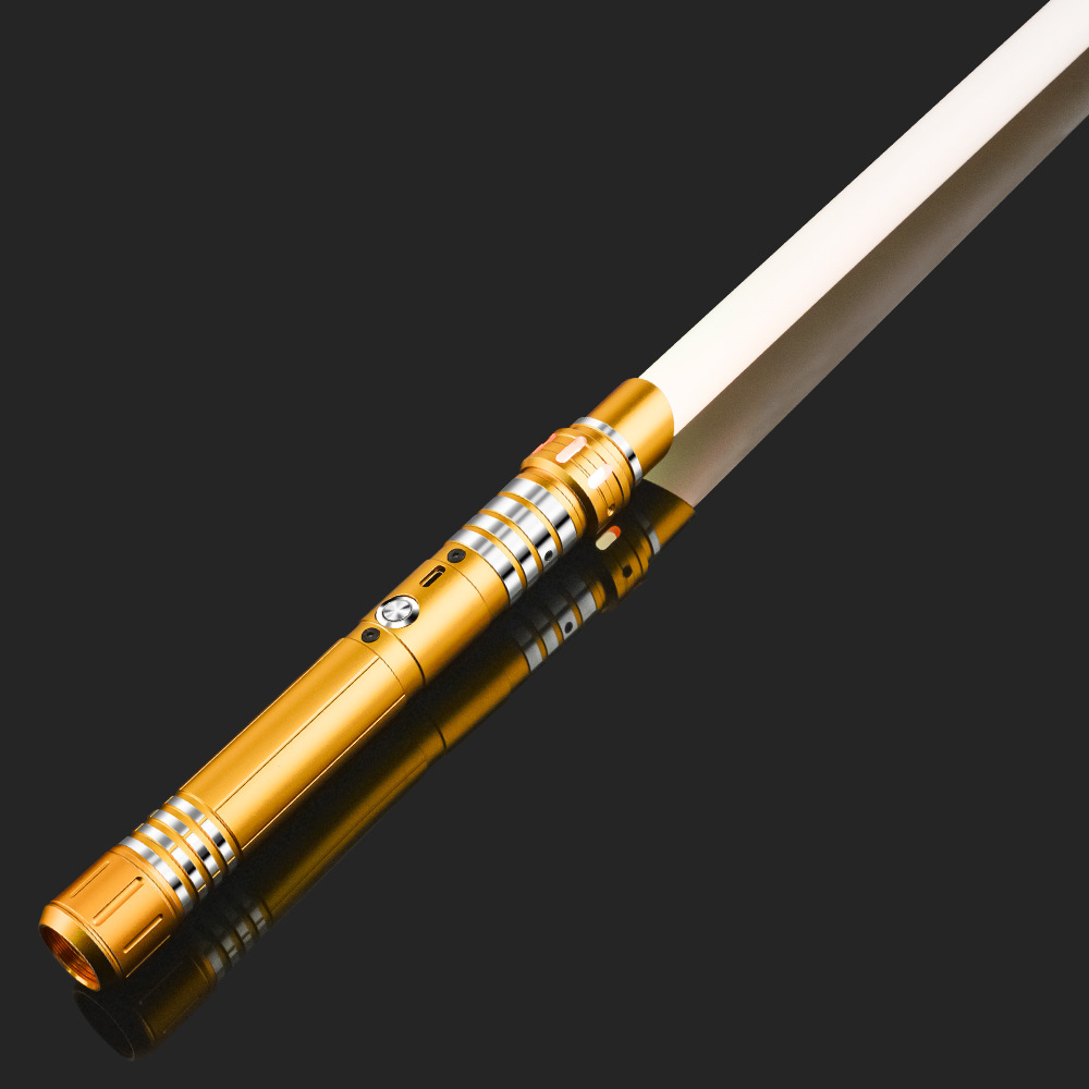 Espada láser Star Wars dos en uno sable de luz de metal retráctil de juguete luminoso para niños sable de luz al por mayor transfronteriza