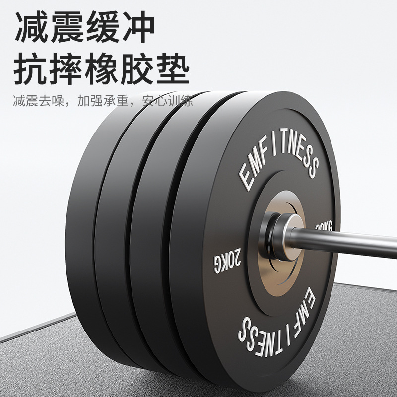 Plataforma de levantamiento de pesas de 5cm de espesor para entrenamiento de tablero de madera de cuclillas de entrenamiento de gimnasio comercial amortiguación amortiguador de barra acústica