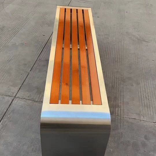 Парк Стулья Скамья Двор из нержавеющей стали для отдыха на открытом воздухе Плаза Общественные сиденья