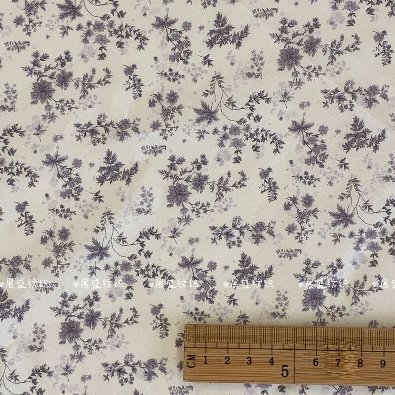 綿韓国風INSスタイルプリント生地レトロエレガントな小さな新鮮な花柄生地ホーム服バッグ子供服|undefined