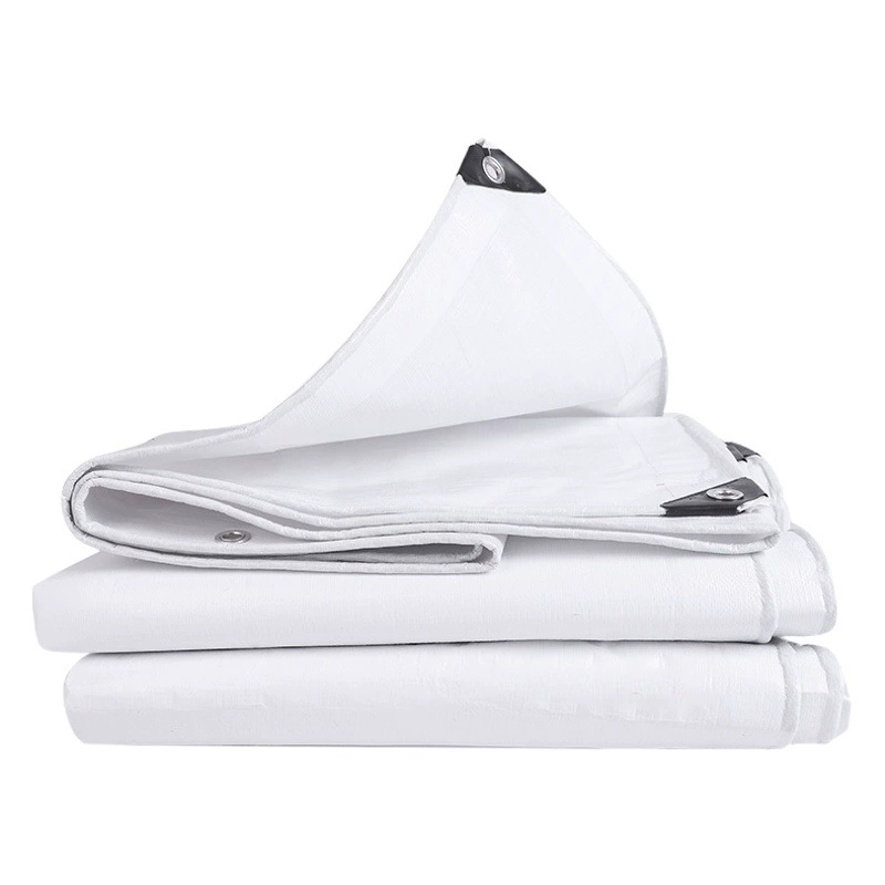 Производитель спот 180 г двойной белый брезент грузовик водонепроницаемый пластиковый брезент толстый дождь солнцезащитный крем пластиковый брезент