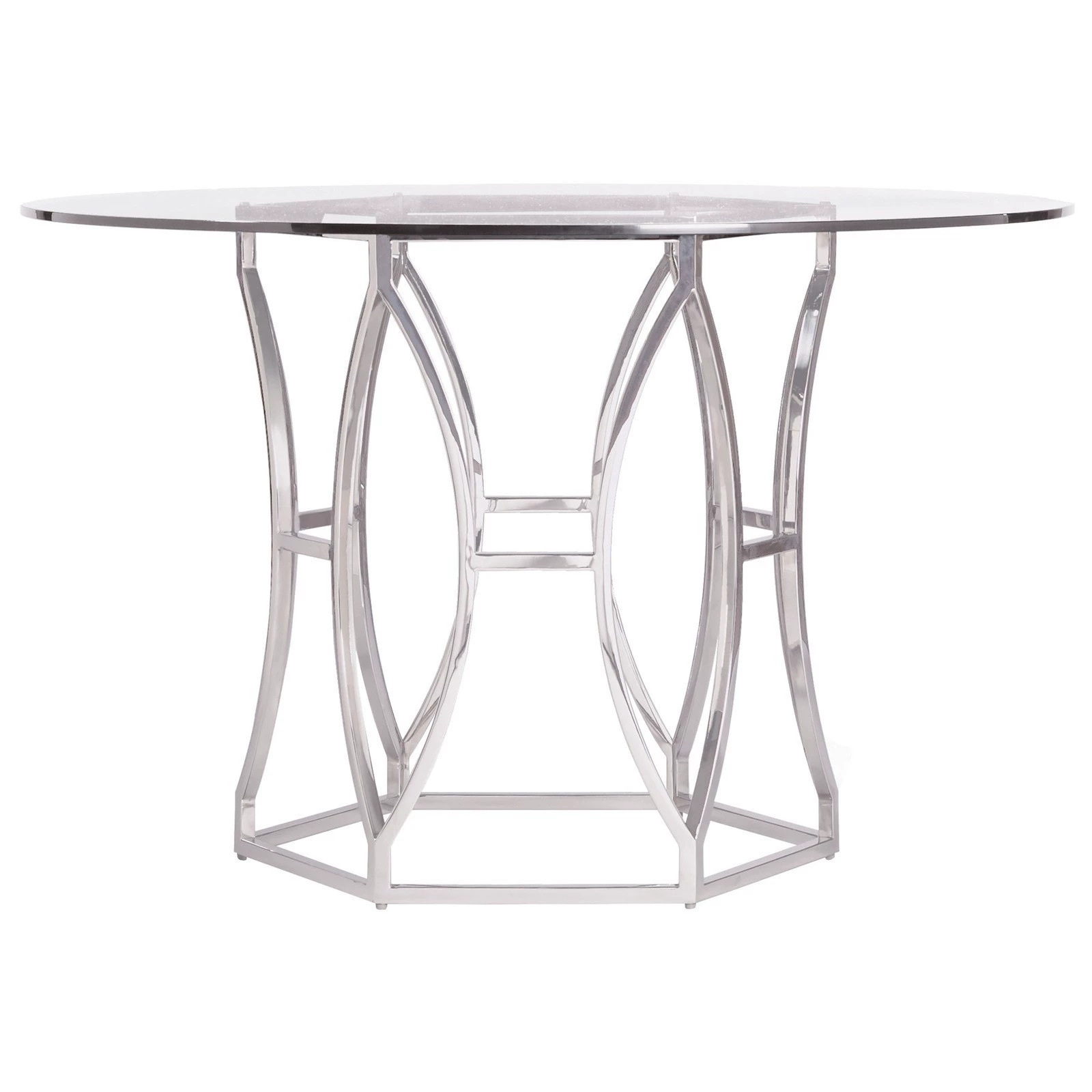 Mesa de comedor de vidrio Amazonas mesa de vidrio temperado de lujo mesa de comedor de exportación de alta calidad