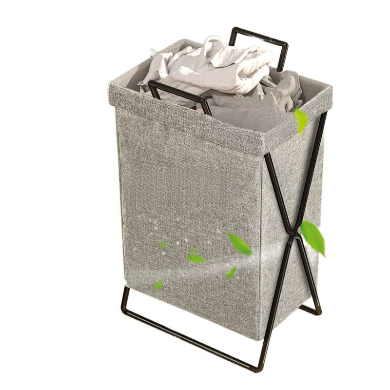 Laundry basket, storage basket, foldable storage system