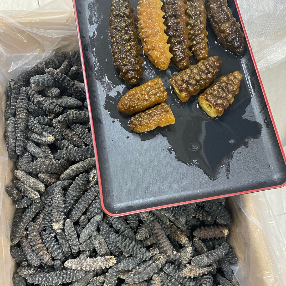 螺纹参天然黑刺参大海参淡干龙纹参30-40-50-60条批发非辽参