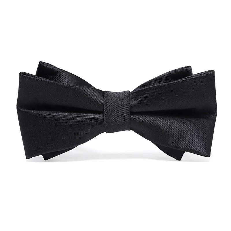 ↤↤↤우아한 블랙 글로시 나비넥타이