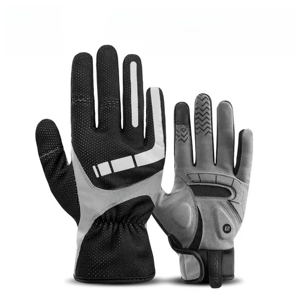 Locke Brothers Riding Gloves Men's and Women's Winter Warm Thickened Windproof Waterproof Ski Motorcycle Bike Gloves