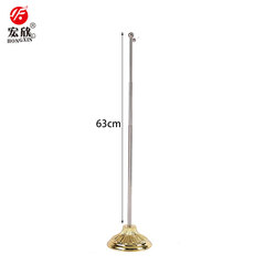 Table flagpole metal single straight pole decorative desk flag conference room flags decorative item wholesale
