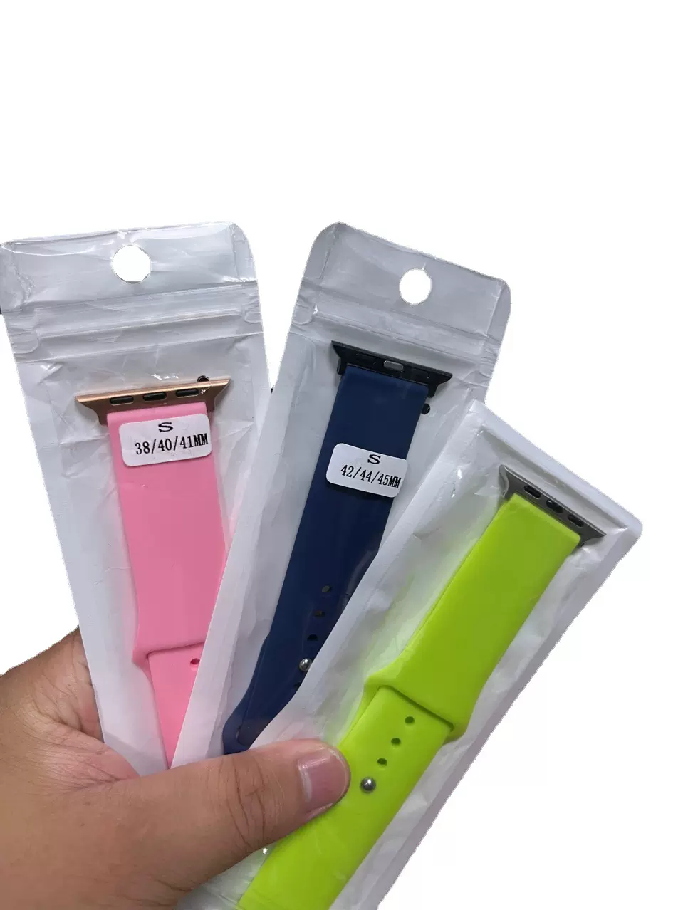 适用于苹果智能手表表带iwatchs12345678反扣连接器款多色可选