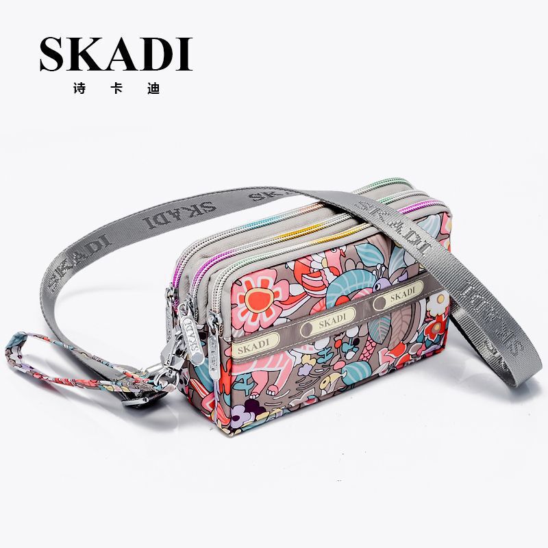 2021 Spring and Summer New Korean Style Mini Crossbody Bag Mobile Phone Bag Women's Casual Small Handbag Canvas Coin Purse Women