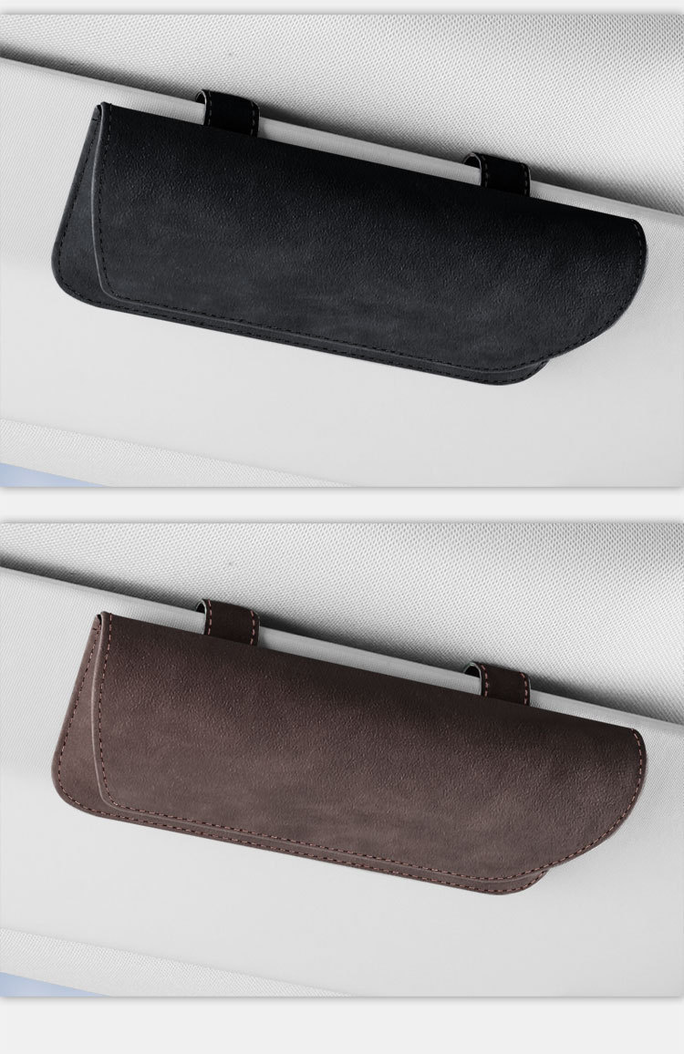 New Car Glasses Case, Glasses Clip, Car Card Holder, Bill Holder, Multifunctional Car Sunglasses Storage Box