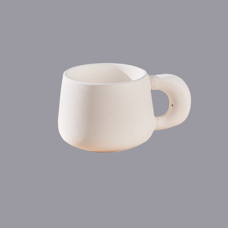 Taza de Cerámica en Blanco Cerámica para Pintar DIY, Bajo Esmalte para Manualidades DIY image 19