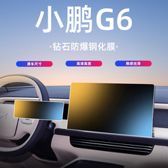 23-25種類の小鵬g 6中コントロールナビゲーションスクリーン鋼化膜計器フィルム自動車内装改造用品部品