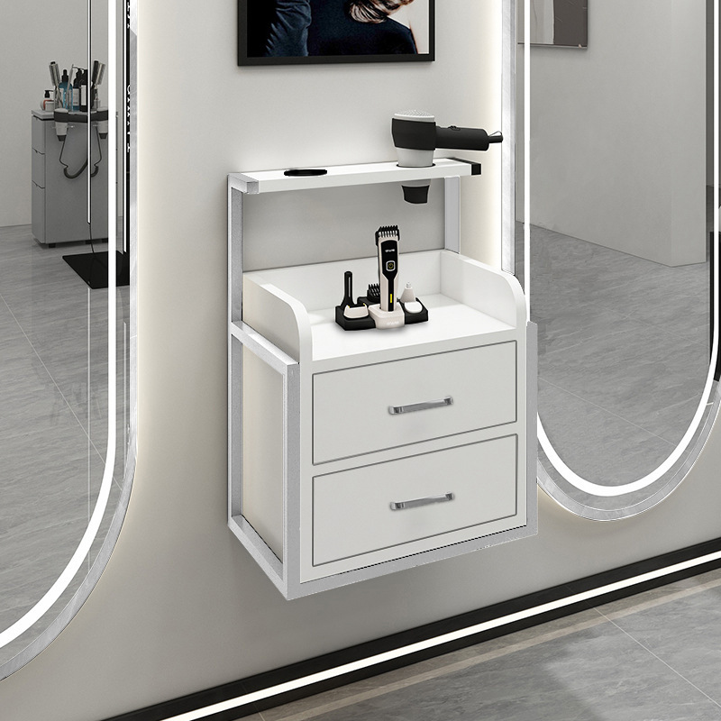 Barbería gabinete salón de peluquería tablero de herramientas barbería tablero de herramientas tablero de corte de pelo gabinete multifuncional estante carro pequeño