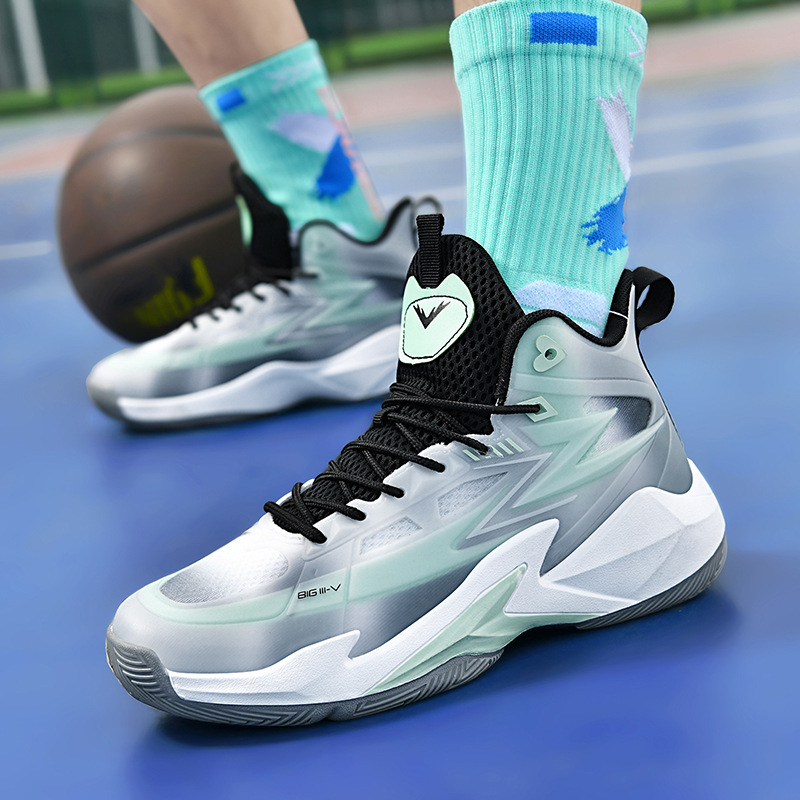 Otoño nuevos zapatos de baloncesto de malla hombre bajo zapatos de entrenamiento de entrenamiento para estudiantes juveniles zapatos de entrenamiento indoor y outdoor