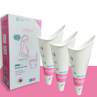 On-board emergency urine bag — Cup