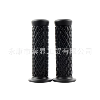 Universal Anti-Slip Handlebar Grips, Motorcycle Modified Wear-Resistant Handle Covers, Suitable for Harley, Honda, Suzuki, Yamaha (Motorcycle Handle Cover) - harley-retro-handlebar-glue-black