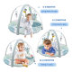 American 0-3 Years Old Newborn Fitness Blanket Children's Crawling Mat Dream Star Activity Floor Mat Living Room Home Climbing