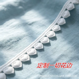 白色爱心水溶蕾丝花边 服装家纺DIY手工辅料工厂现货批发