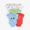 Foreign trade pure cotton cartoon five -piece short -sleeved triangle climbing fart Body Suits