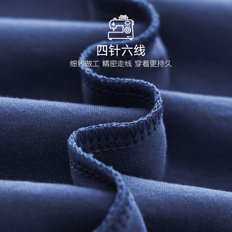 Pijama de algodón 100% de verano de los hombres pantalones delgados de manga corta Cardigan Youth Home wear conjunto de tres piezas