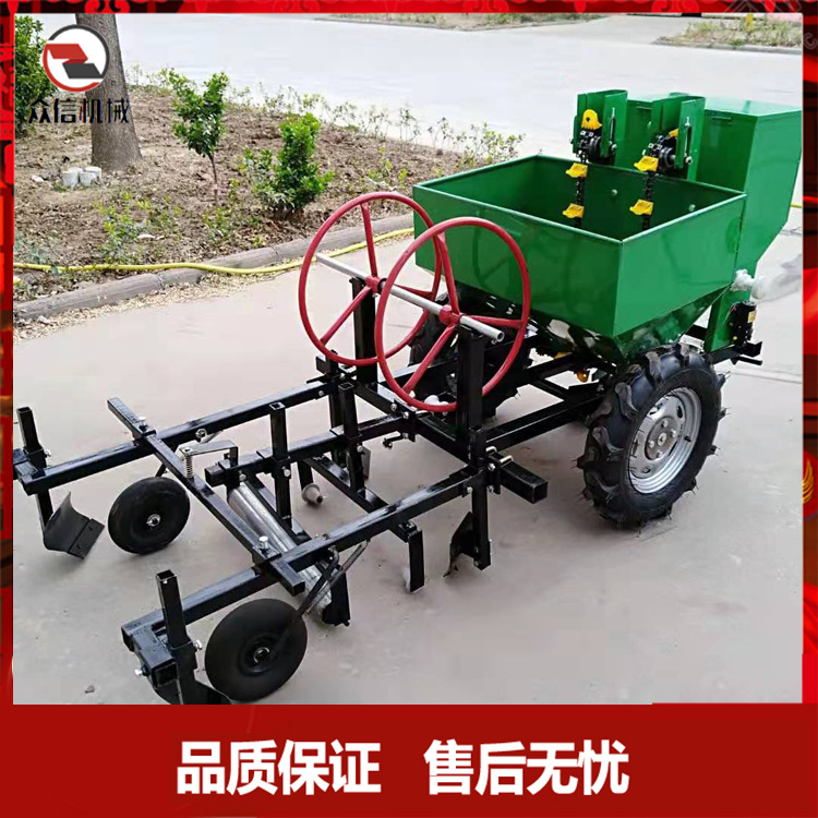 马铃薯播种机 四轮拖拉机带土豆播种机一体机 土豆洋芋种植机