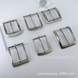 古青抛单针扣时尚合金商务男士皮带扣工厂定制日字针扣打孔皮带扣