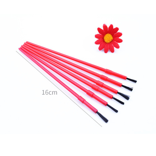 Wholesale 16 cm digital oil paint strip archaeological plastic nylon hair paint brush glue brush dust removal small brush