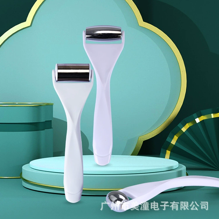 Ice, cosmetic pulls up smoothing metal massager for face