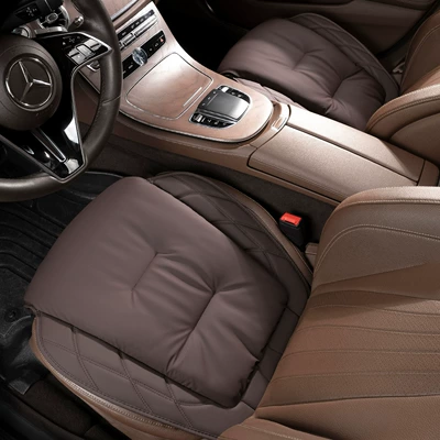 Seat cushion, seat cover: Raptors M6 Second Generation Dog - s-model-anti-fouling-leather-mocha-brown-two-front-seats