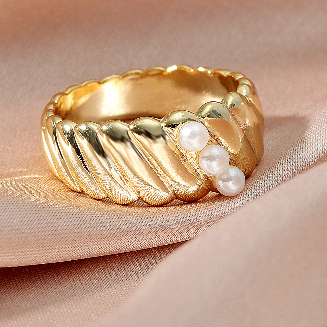 Wholesale Jewelry Geometric Zircon Copper Open Six-piece Ring Nihaojewelry display picture 1