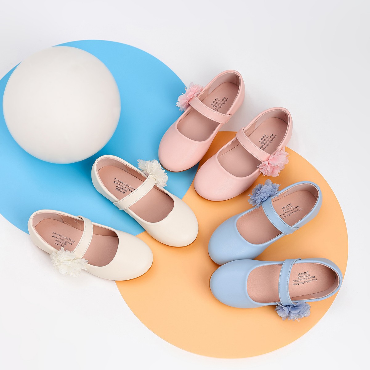 2025 Autumn New Girls Princess Shoes Children's Shoes Soft Leather Little Girls Single Shoes Round Toe Dance Small Size Women's Shoes