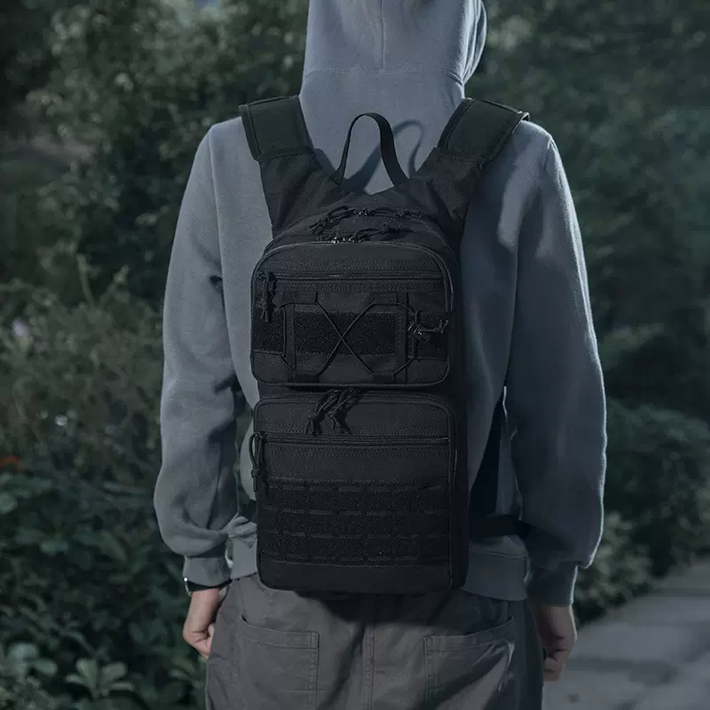 户外骑行水袋背包多功能战术攻击双肩背囊野营登山旅行电脑包