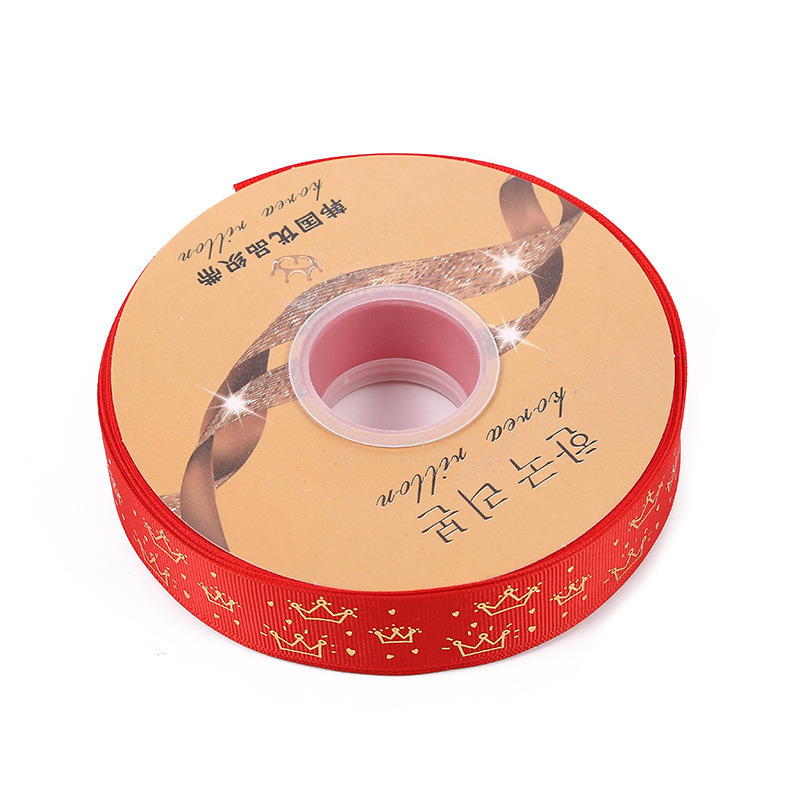 Nuevo estilo hecho a mano cinta gilding corona hilo cinta caja de regalo cinta de embalaje cinta de suministro directo de fábrica al por mayor