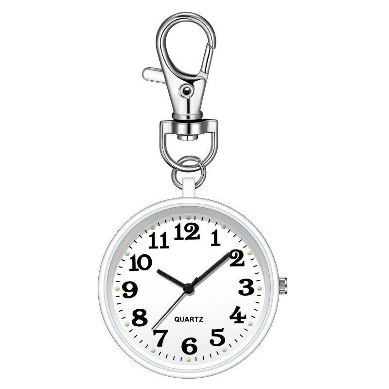 Exam-Specific Pocket Watch for the Elderly, Children and Students, Clear Large Digital Face Keychain Hanging Watch, Nurse Watch Only for Time