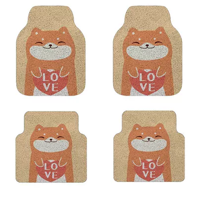 Avtomobil döşəmə paspasları | car easy to clean car mat - yellow-fox-style-front-row-single-piece-5060cm