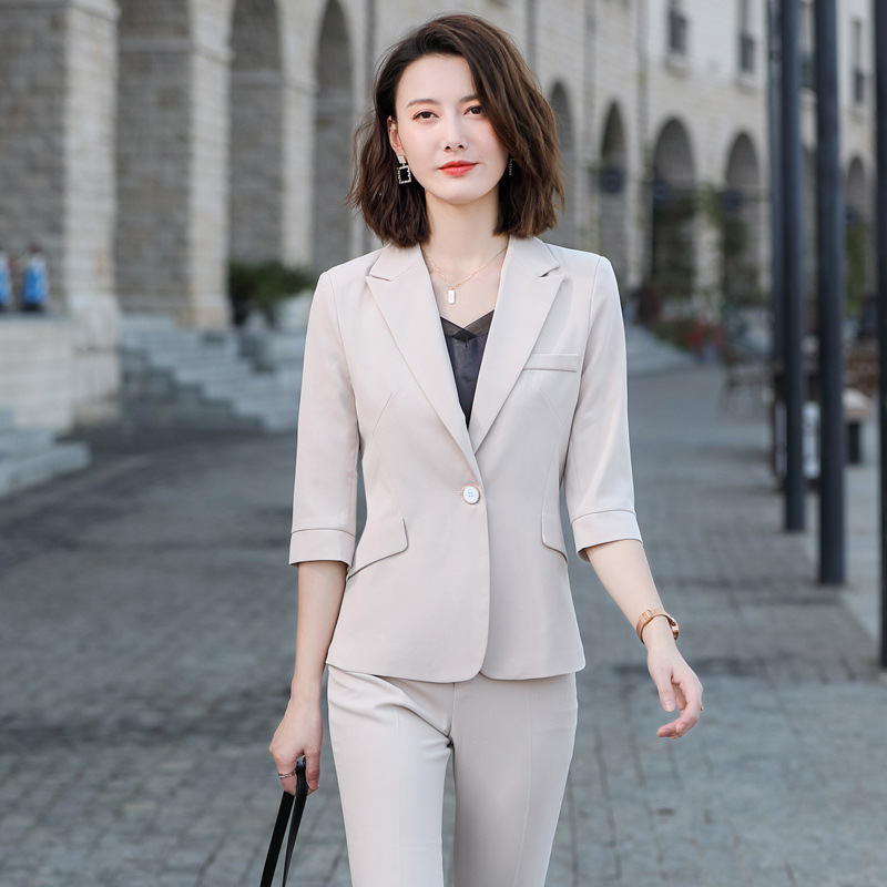 Apricot classic suit
