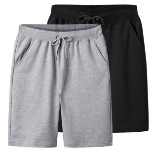 Sports Shorts Men's Solid Color Straight plus size Trendy Brand Loose Large Pants Casual Shorts Pants Beach Pants