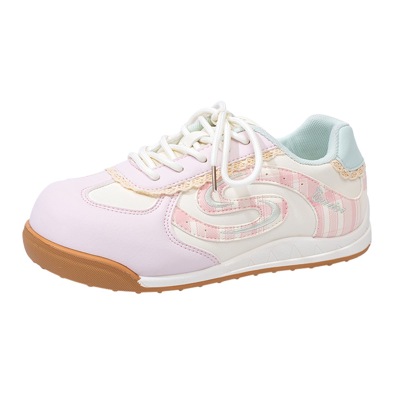 Zapatillas de entrenamiento alemanas ligeras con cordones para mujer, estilo ballet, artísticas y delicadas, estilo bosque, cálidas. image 15