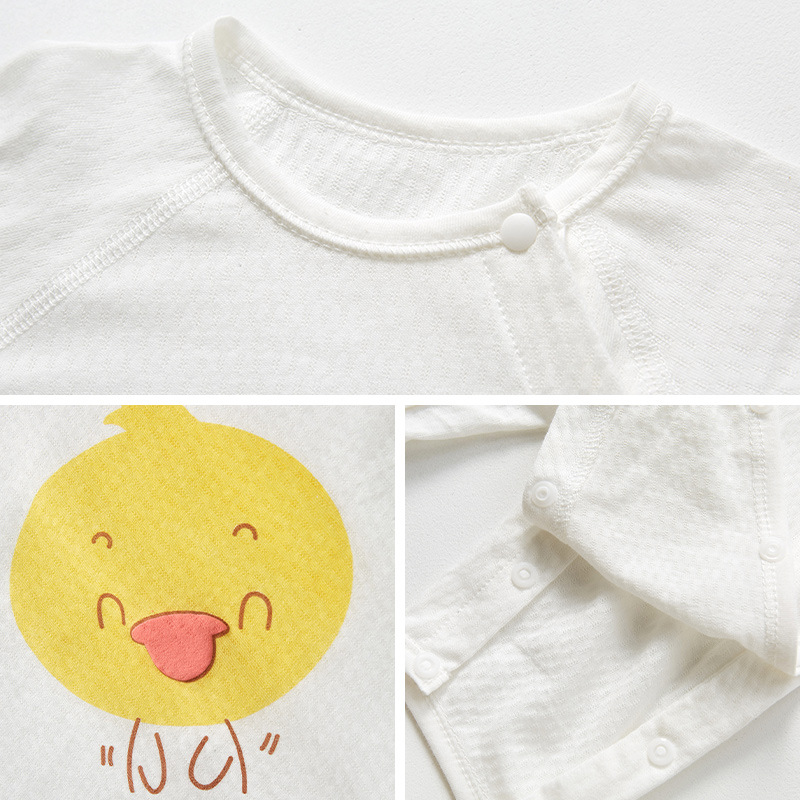 Mono de bebé para primavera y verano, de manga larga, fino, ropa para recién nacido, ropa de verano para niños pequeños, mono para bebé, niño y niña