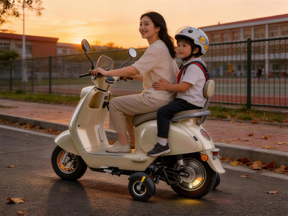 Electric Vehicle Auxiliary Wheels, Dual-Motor Balance Wheels, Anti-Slip and Anti-Fall Wheels for Adults and Beginners, Electric Adjustable and Foldable