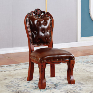 Ft American Style Small Chair Solid Wood Backrest Children's Chair European Style Small Bench Living Room Sofa Coffee Table Stool Shoe Changing Stool Home