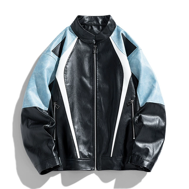 Men's jacket for students, polyurethane racing car, new collection