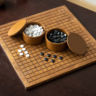 Students High-end Solid Wood Luxury Desktop Go Gobang Chess Children Adult Standard Go Boxed Wholesale