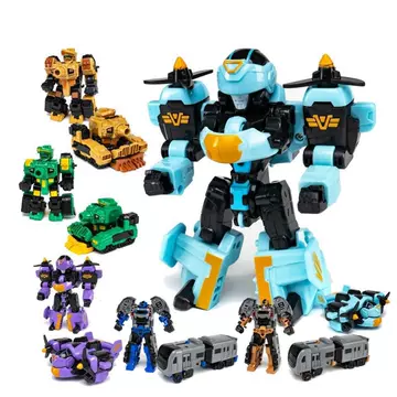 Children versus deformed robot mecha Diamond super change God of War model cartoon boy big toy box wholesale - ShopShipShake