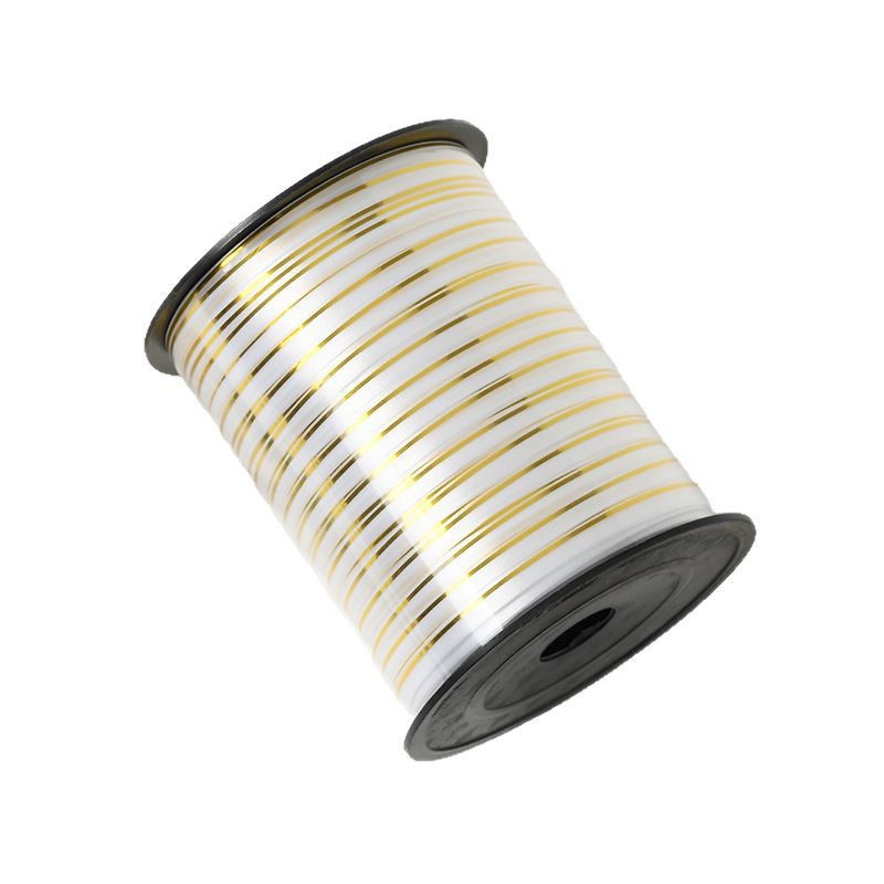 Cinta de Phnom Penh al por mayor transfronteriza 1cm250 yardas de perlas con embalaje decorativo de regalo con cinturón de ppm con cinturón de globo atado