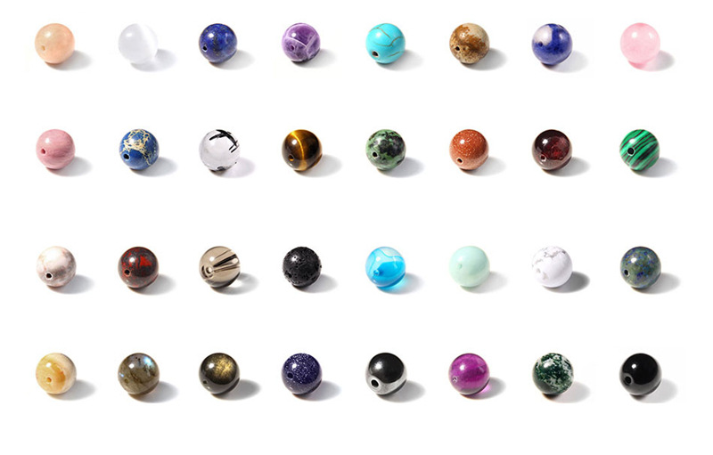Mode Marmor Kristall Perlen Armbänder display picture 1