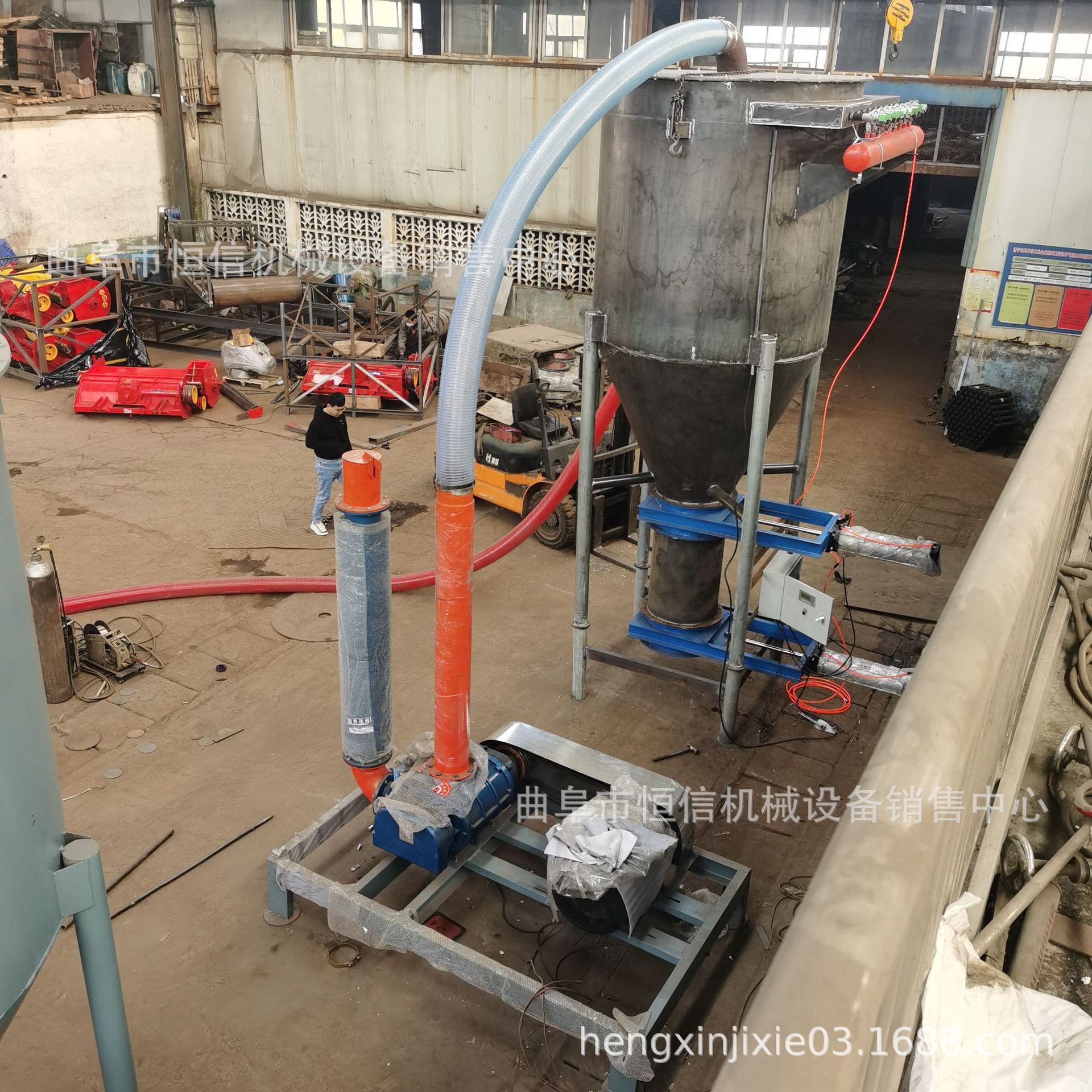 恒信直供石膏粉气力吸灰机zcjb 脉冲除尘式散灰气力吸灰机 多用途