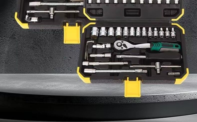 Multifunctional 53-piece automotive and motorcycle repair tool set, 46-piece household repair wrench set, highly recommended