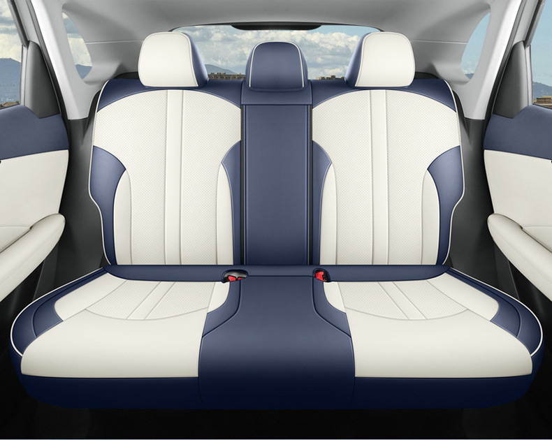 2026 MG4X car seat cover set, breathable, cartoon design, comfortable, wear-resistant, full coverage car seat cover for all seasons